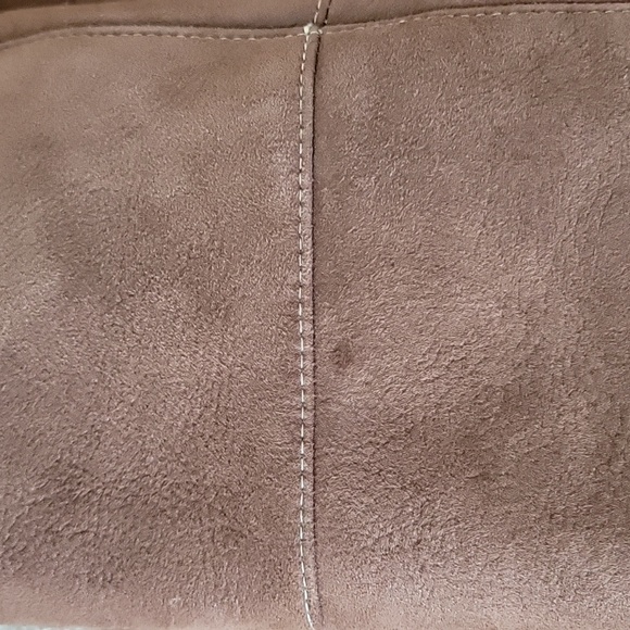 Gena Vintage 100% Genuine Shearling Wool Brown Military Style Pea Coat Size XS - Picture 12 of 12